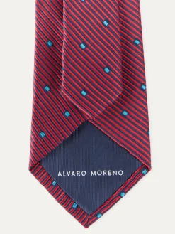 CORBATA JACQUARD MF ROJO
