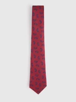 CORBATA JACQUARD MF ROJO