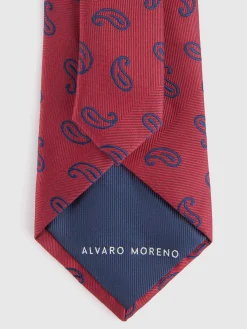 CORBATA JACQUARD MF ROJO