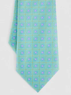 CORBATA JACQUARD MF TURQUESA