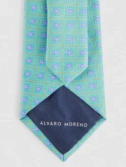 CORBATA JACQUARD MF TURQUESA
