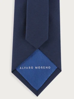 CORBATA LISA MATE AZUL