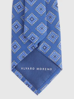 CORBATA PRINTED AZUL
