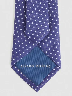 CORBATA PRINTED AZUL MARINO