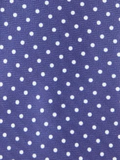 CORBATA PRINTED AZUL MARINO