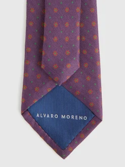 CORBATA PRINTED BURDEOS