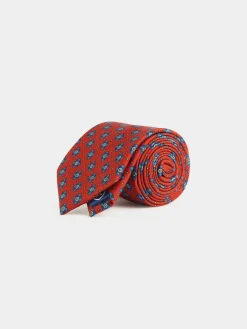 CORBATA PRINTED ROJO