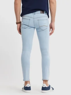 DENIM SLIM BASICO CELESTE