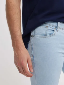 DENIM SLIM BASICO CELESTE