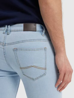 DENIM SLIM BASICO CELESTE