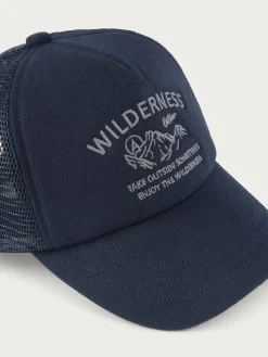 GORRA TRUCK BORDADA AZUL MARINO