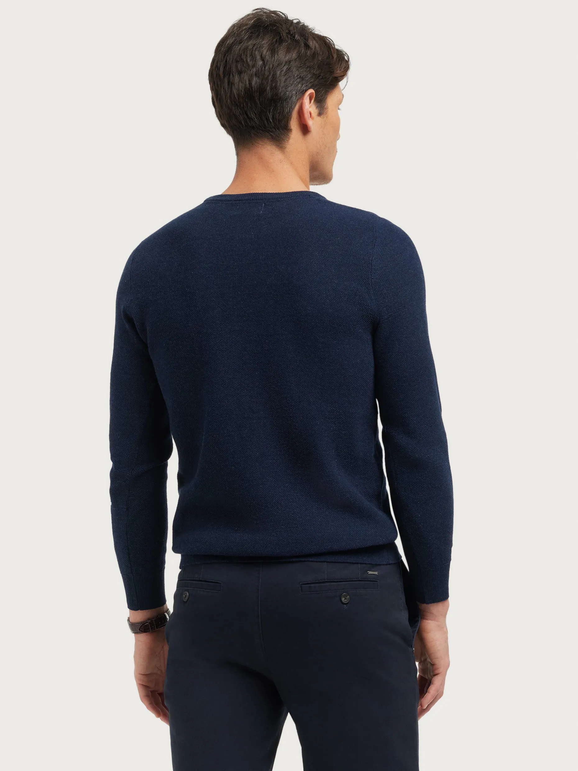 JERSEY BOLSON AZUL MARINO