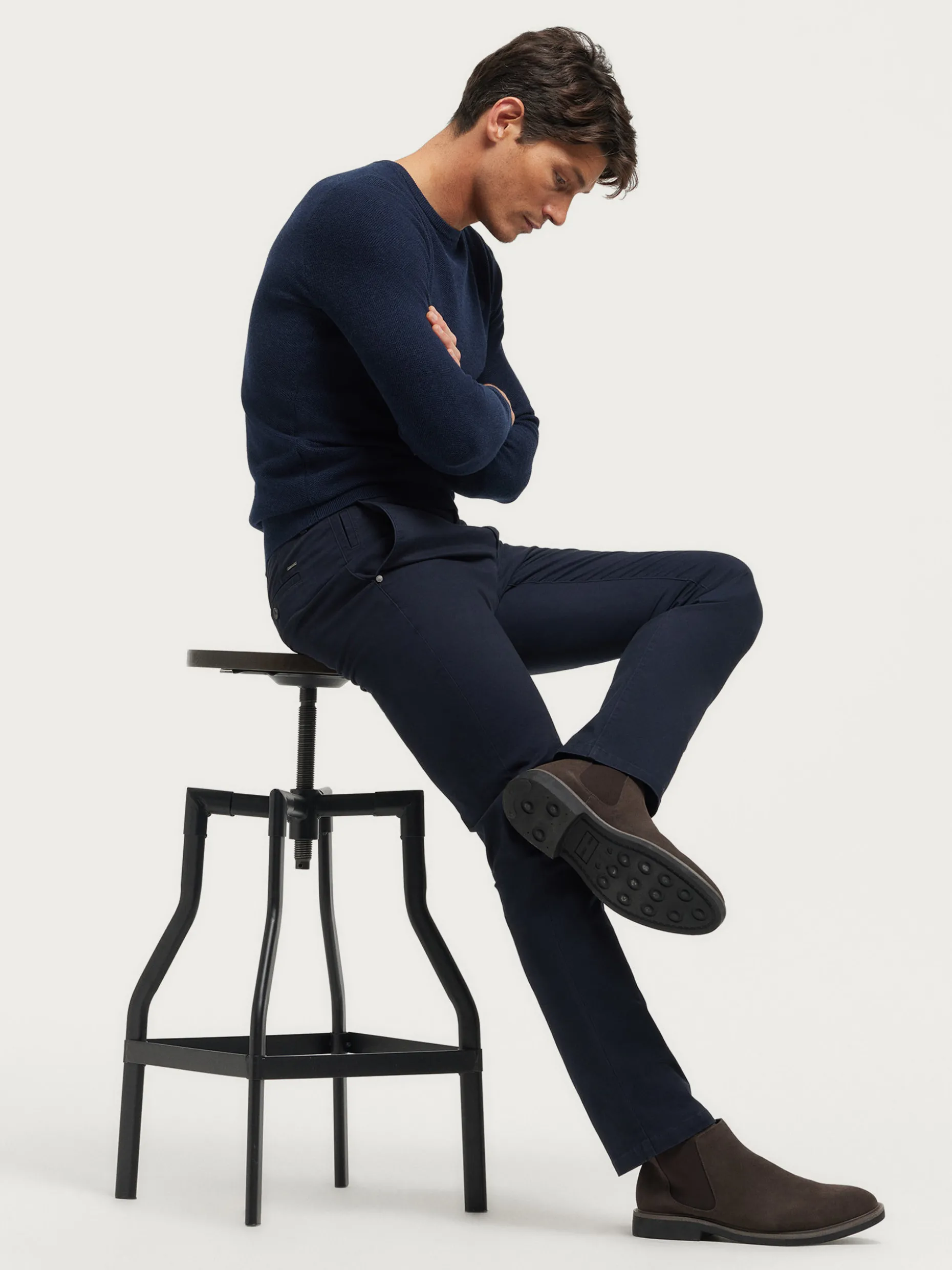 JERSEY BOLSON AZUL MARINO