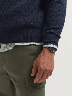 JERSEY OCHOS AZUL MARINO