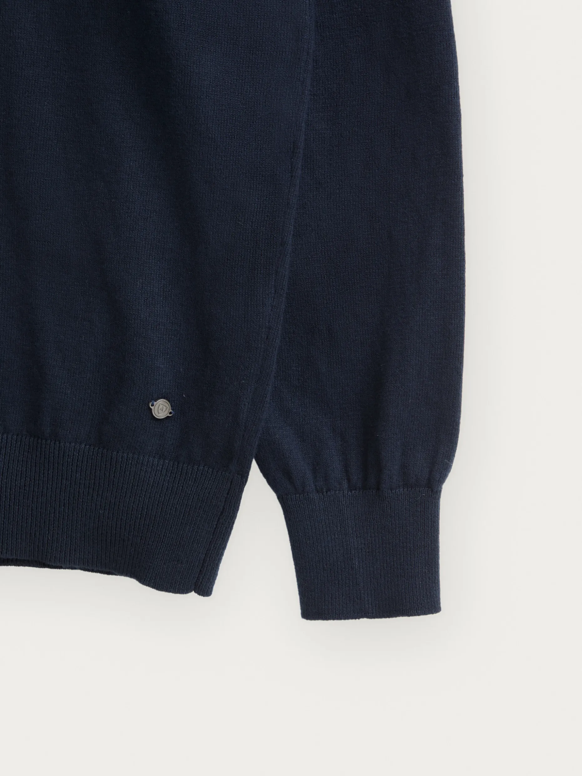 JERSEY ROLL COLLAR AZUL MARINO