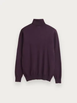 JERSEY ROLL COLLAR BURDEOS