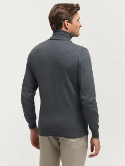 JERSEY ROLL COLLAR GRIS