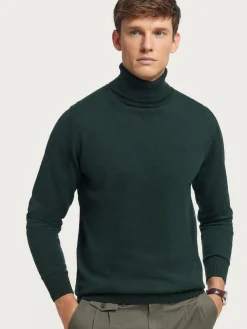 JERSEY ROLL COLLAR VERDE