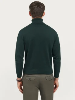 JERSEY ROLL COLLAR VERDE