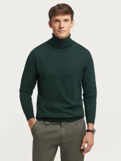 JERSEY ROLL COLLAR VERDE