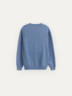 JERSEY ROUND NECK KIDS AZUL