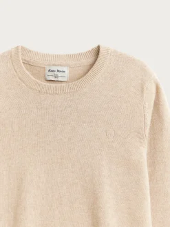 JERSEY ROUND NECK KIDS CAMEL