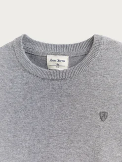 JERSEY ROUND NECK KIDS GRIS