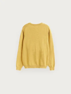 JERSEY ROUND NECK KIDS MOSTAZA