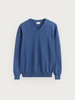 JERSEY V-NECK TRENDY AZUL