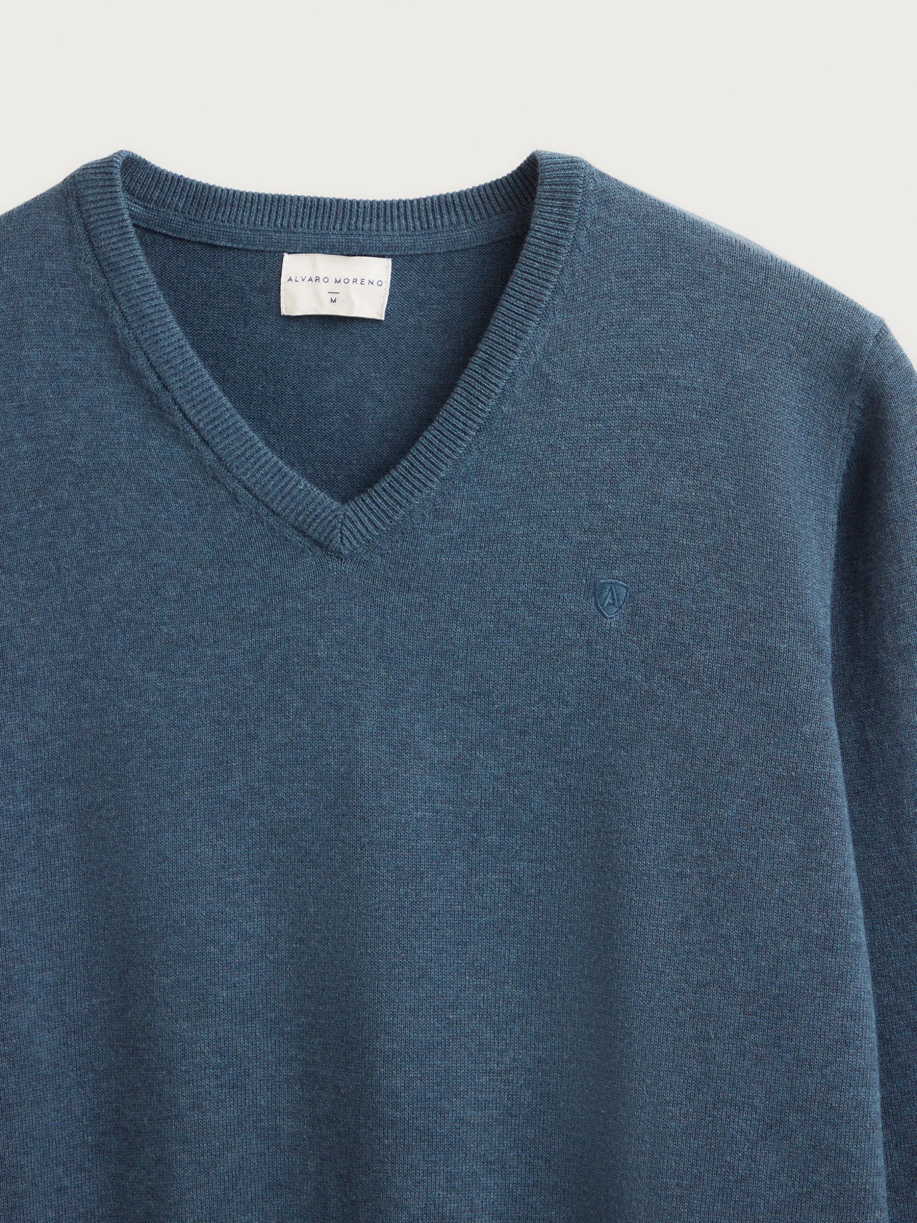 JERSEY V-NECK TRENDY AZUL