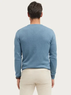 JERSEY V-NECK TRENDY CELESTE