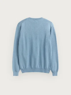 JERSEY V-NECK TRENDY CELESTE