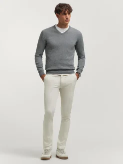 JERSEY V-NECK TRENDY GRIS