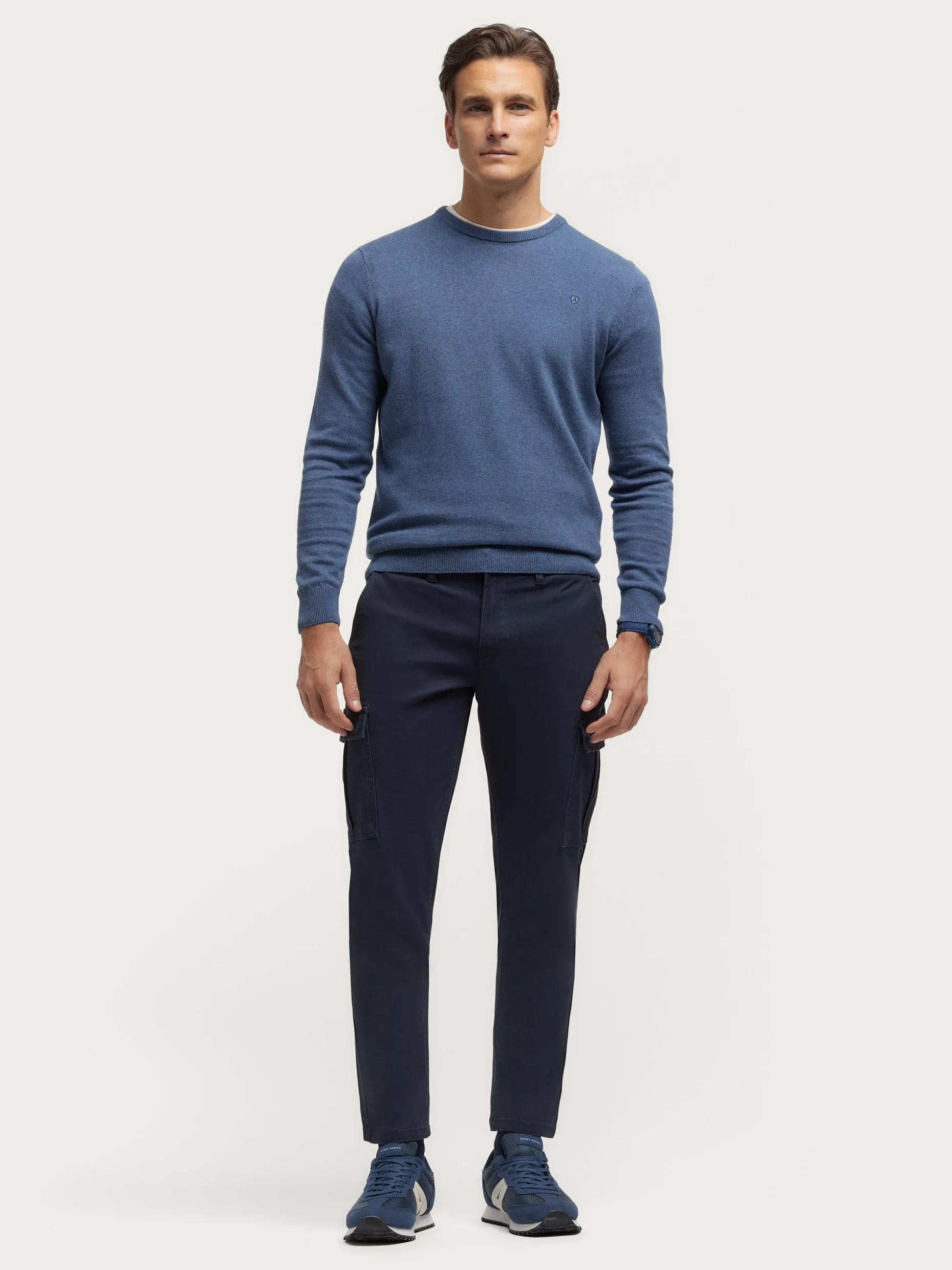 PANTALON CARGO ELVIS AZUL MARINO