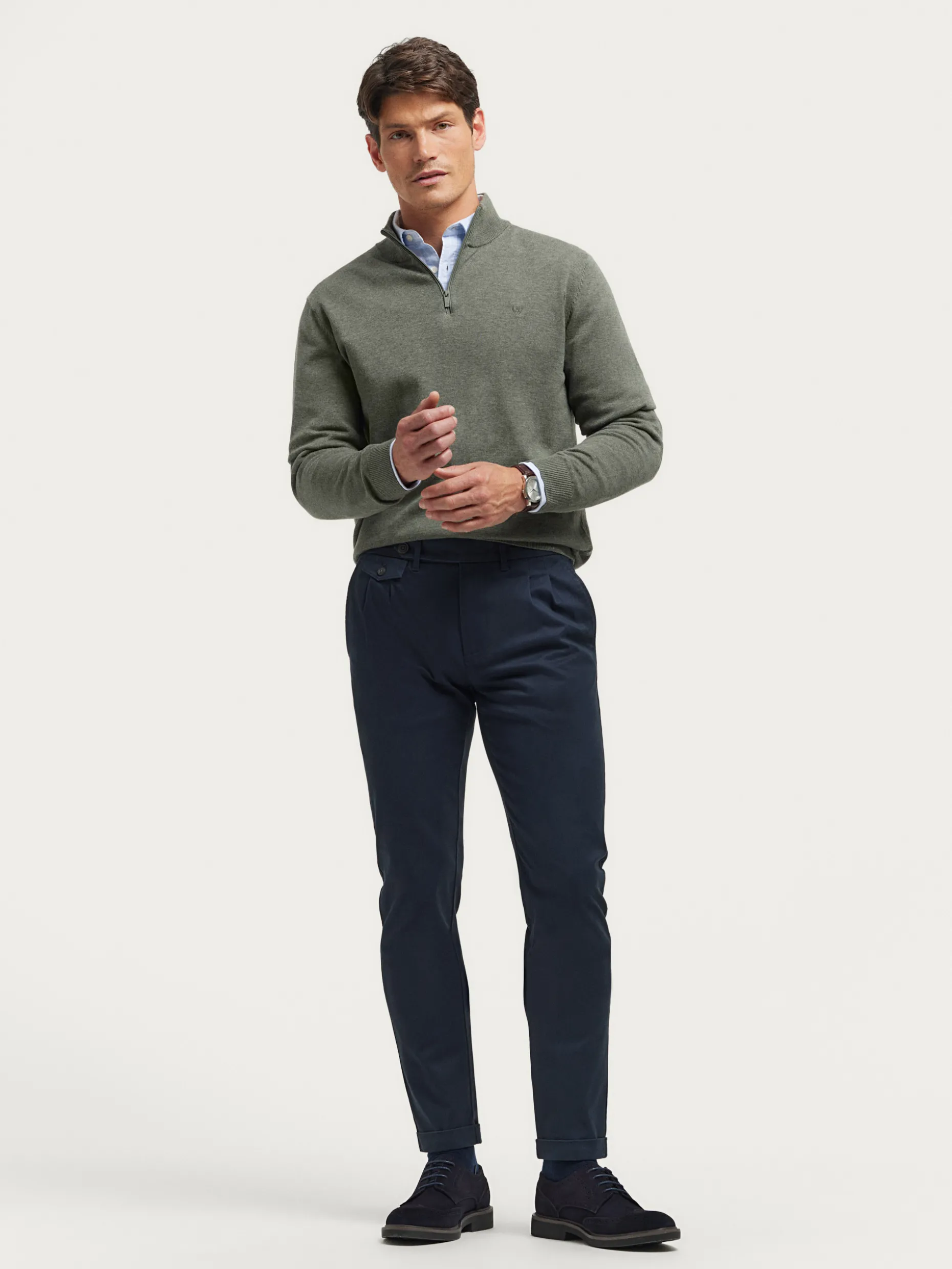 PANTALON CARROT AZUL MARINO