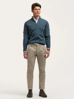 PANTALON CARROT BEIGE