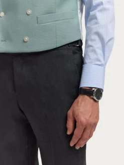 PANTALON CHAQUE WEDDING GRIS