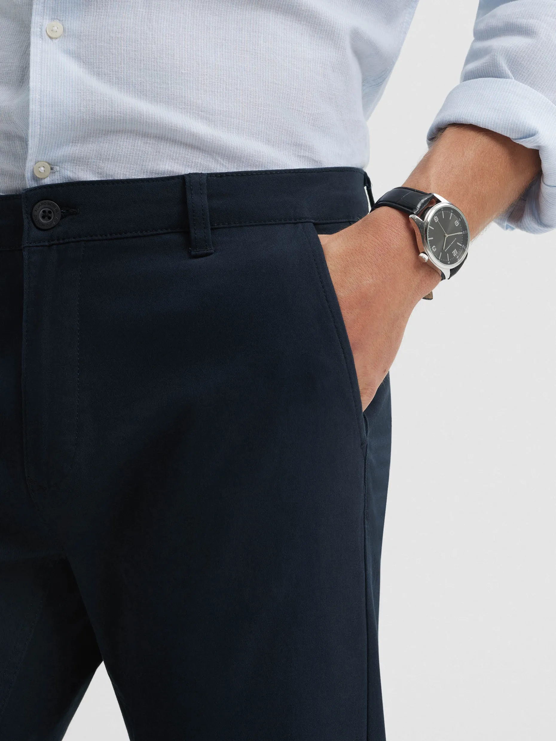 PANTALON CHINO SLIM FIT AZUL MARINO