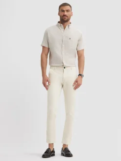 PANTALON CHINO SLIM FIT CRUDO