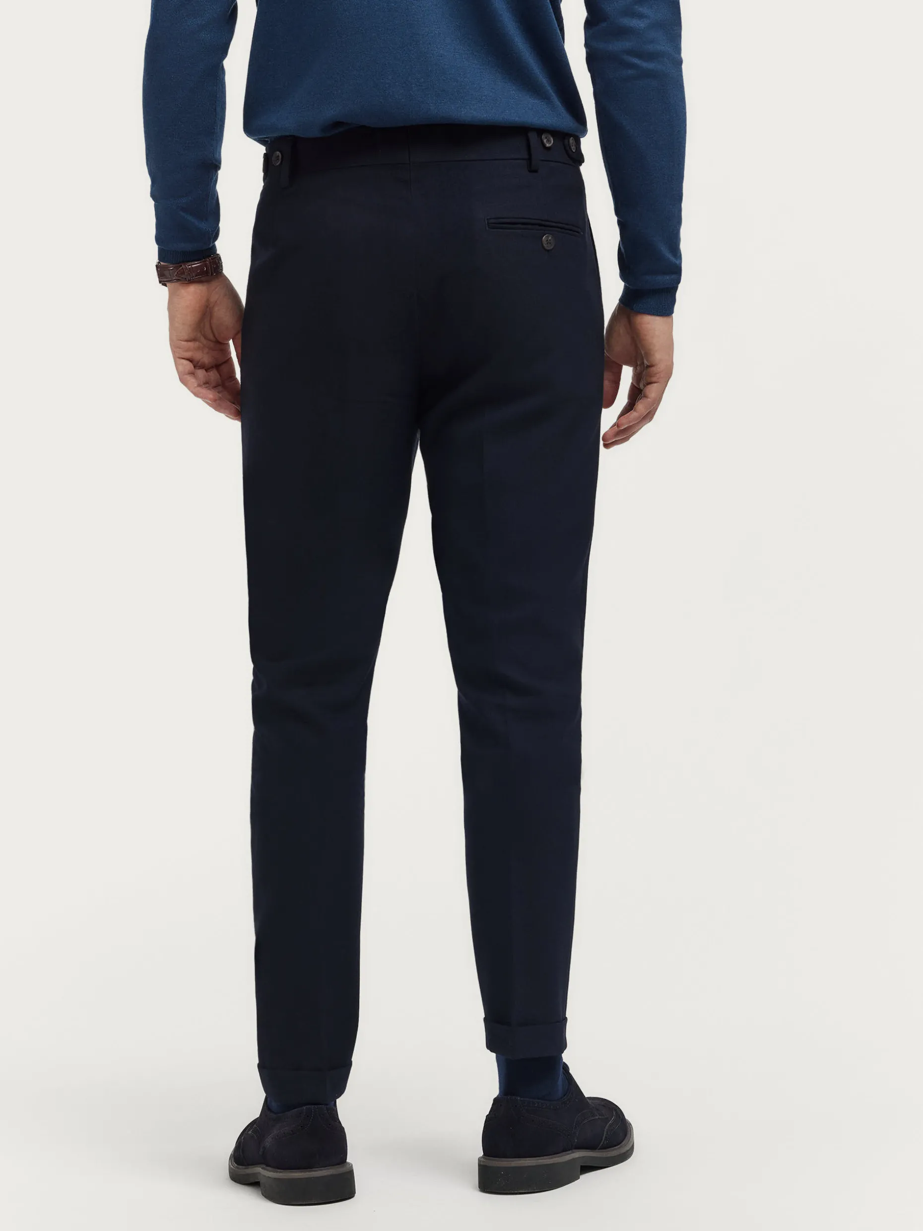 PANTALON CLASSIC TWILL AZUL MARINO