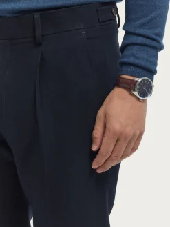 PANTALON CLASSIC TWILL AZUL MARINO
