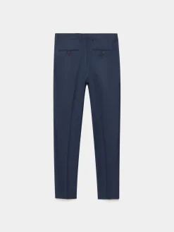 PANTALON FIL A FIL CRUZADO AZUL MARINO