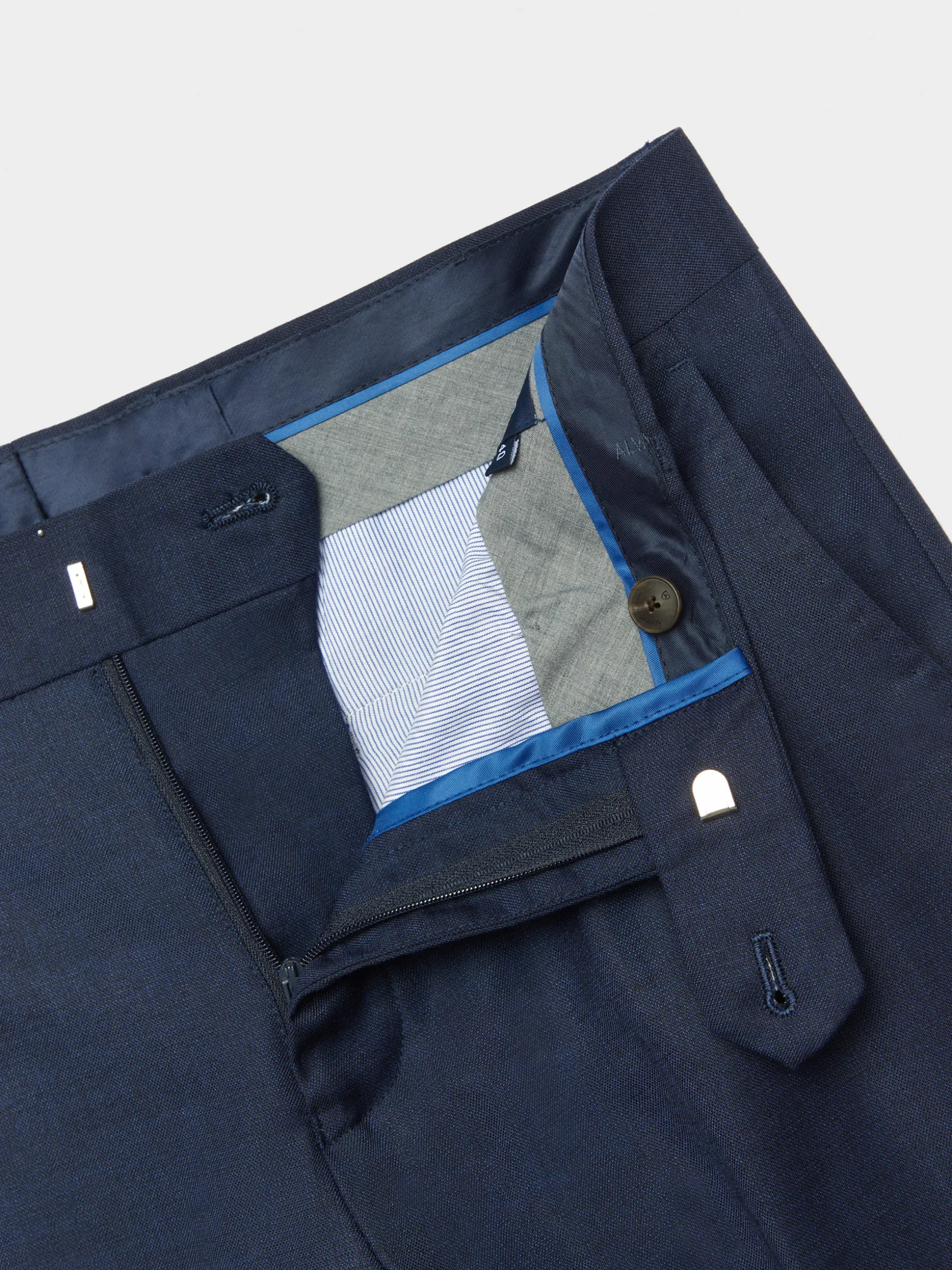 PANTALON FIL A FIL CRUZADO AZUL MARINO