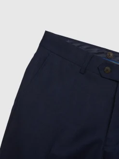 PANTALON FIL A FIL CRUZADO AZUL MARINO