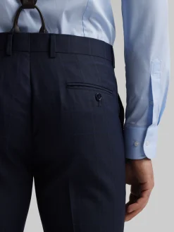 PANTALON FINESTRA SLIM AZUL MARINO