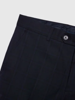PANTALON FINESTRA SLIM AZUL MARINO