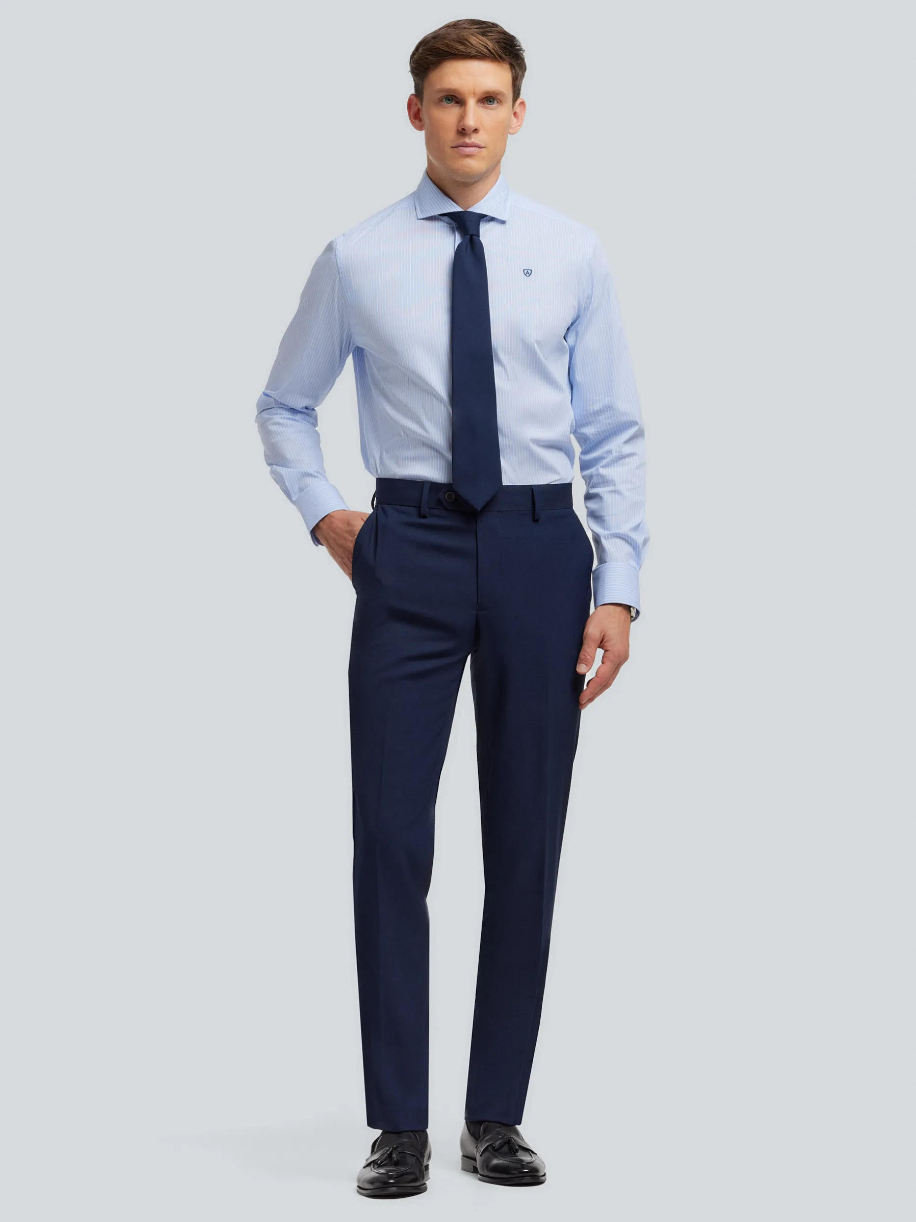 PANTALON MICRO BIRD AZUL MARINO