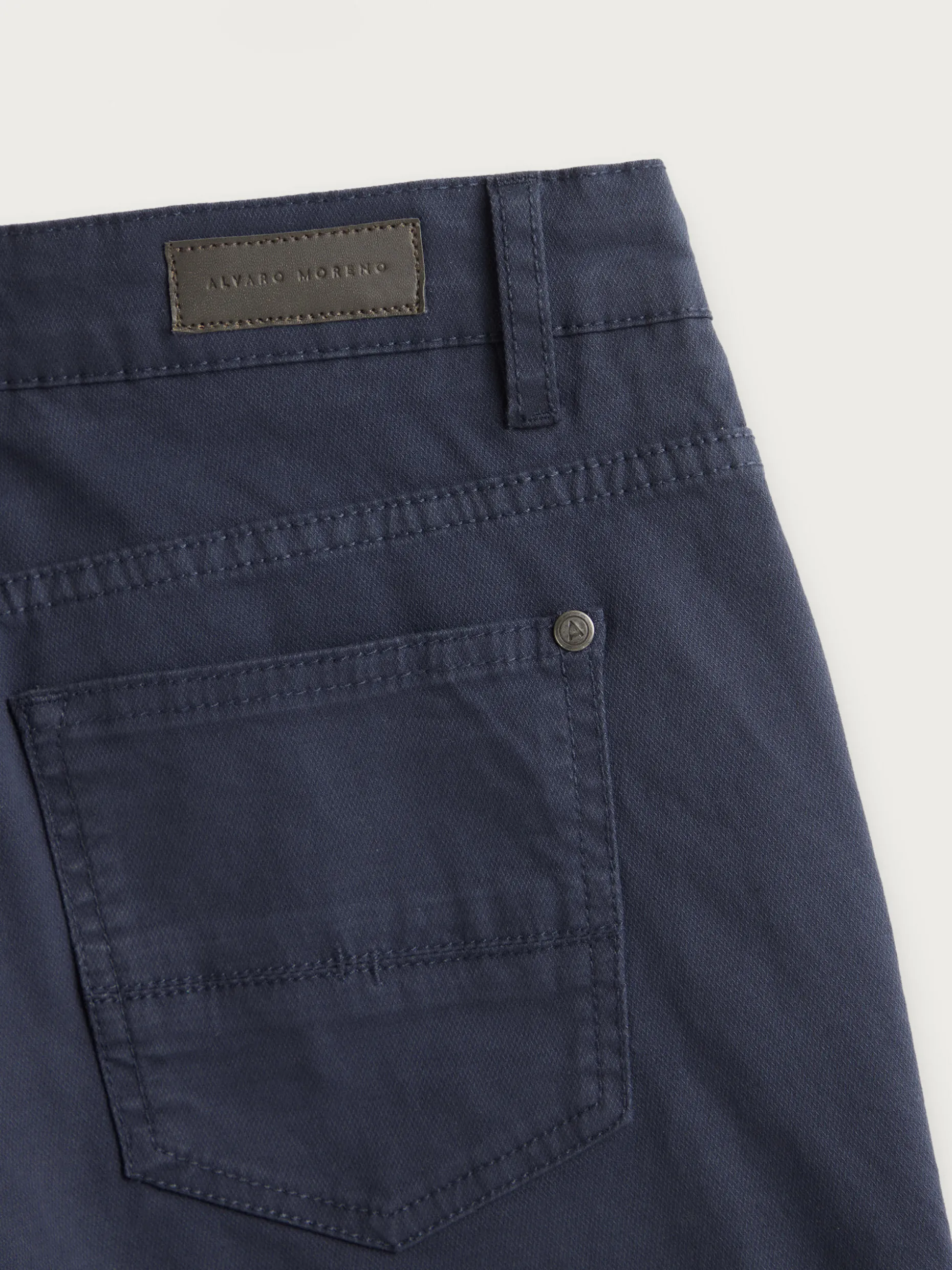 PANTALON MICRO 5PKT AZUL MARINO