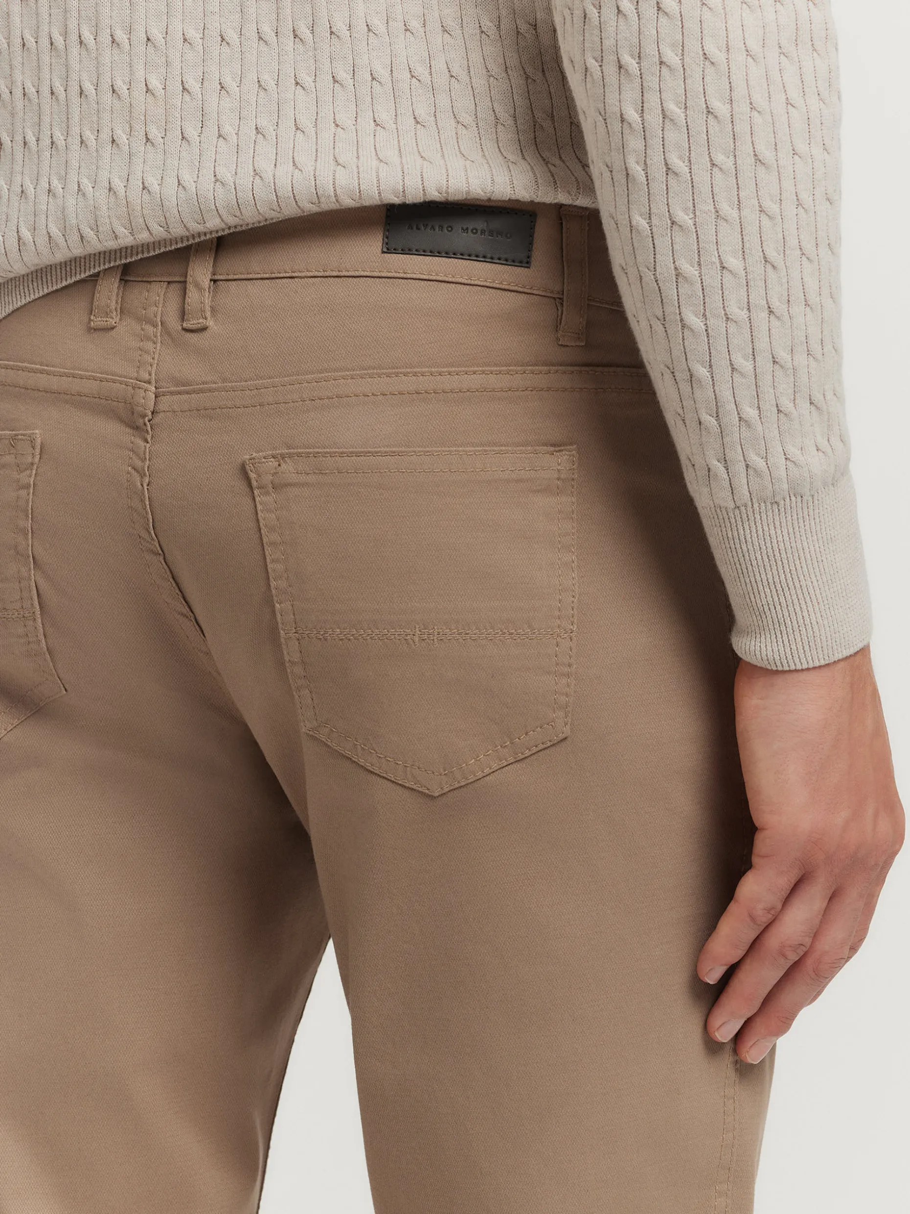 PANTALON MICRO 5PKT CAMEL