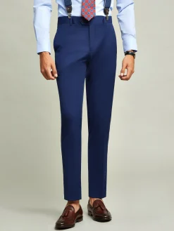 PANTALON PLAIN SLIM AZUL